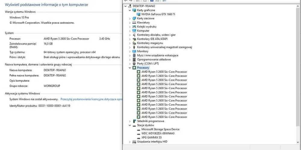 Комп'ютер GTX 1660 TI || Ryzen 5 2600 3.4Ghz||16gb RAM 3000