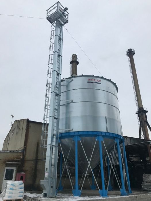 Silos zbożowy, lejowy, bin's cemenciak