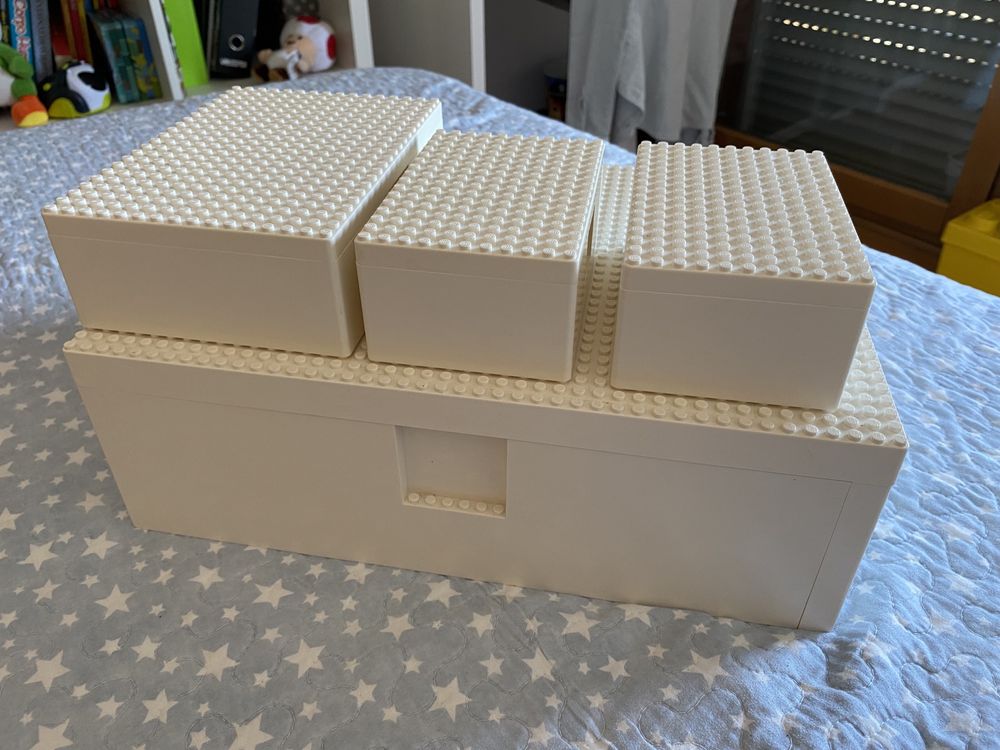 Lego caixas Ikea bom estado