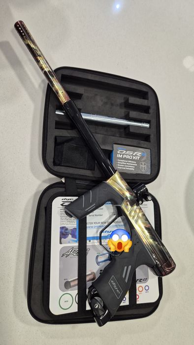 Marcador Paintball Dye Dsr+ e Loader Spire III