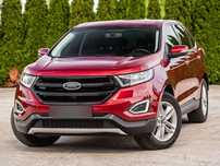 Ford Edge 3.5 V6 | LPG | Apple CarPlay | 132 000 km | Bordowy | Bogata wersja