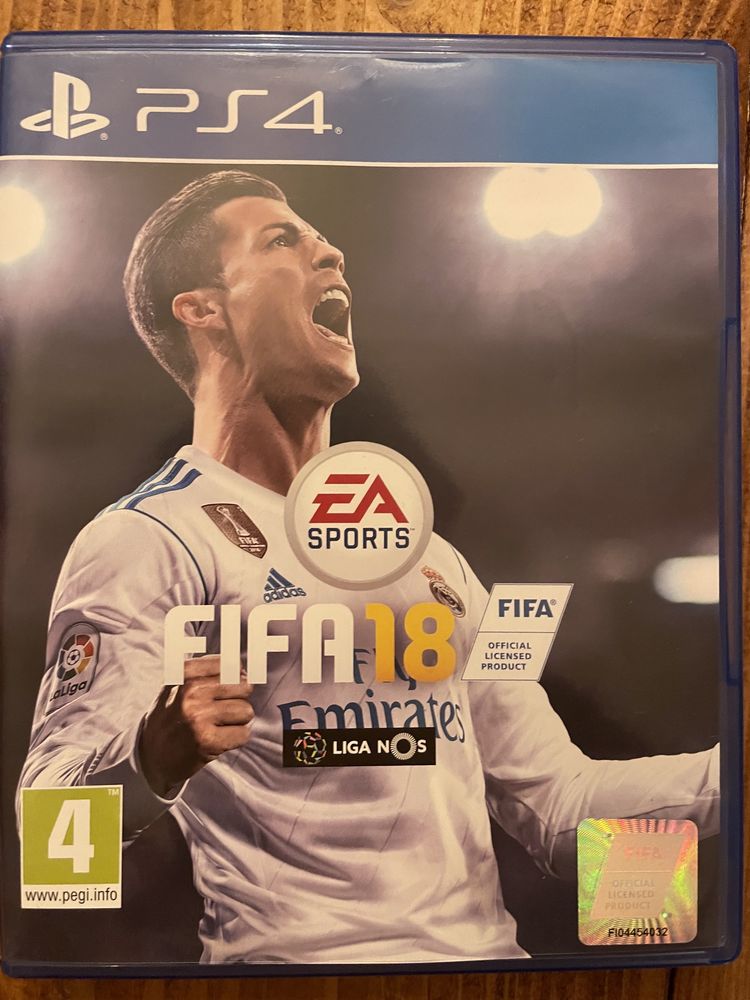 Jogo “FIFA18” para PS4