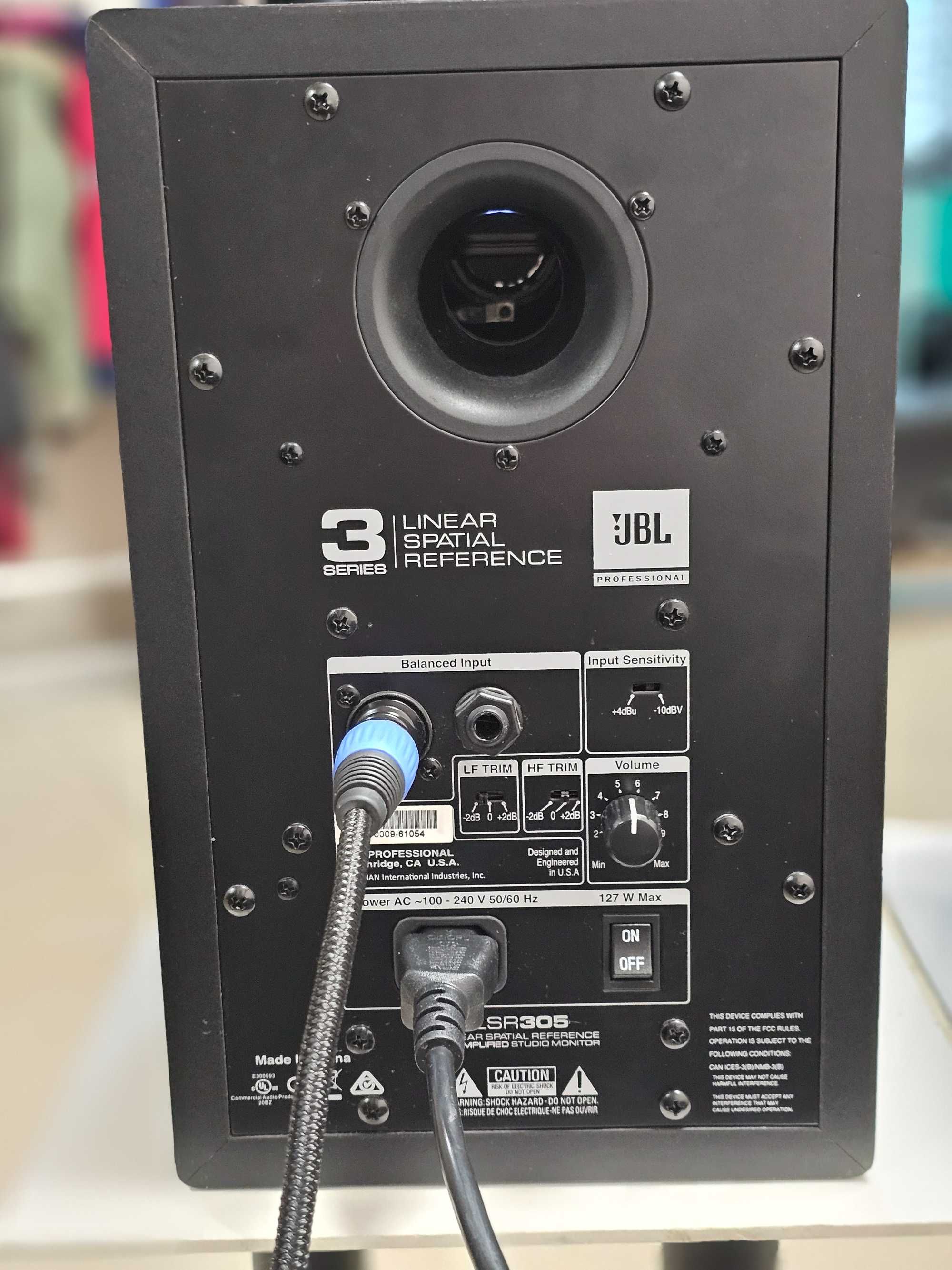 Акустика активна JBL LSR305 164W ВЧ-1", НЧ-5" студійні монітори (пара)