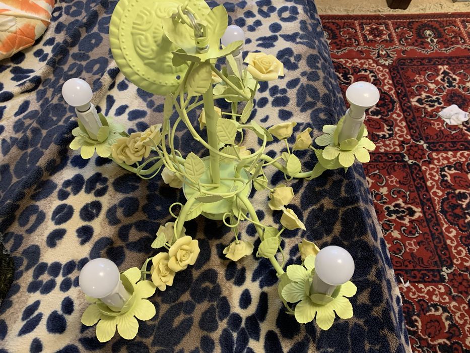 Люстра прованс флористика