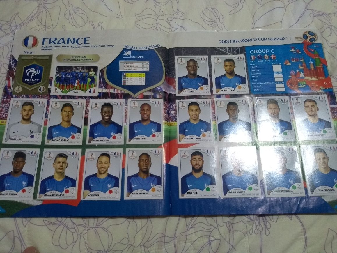 Album Panini Copa Rússia 2018