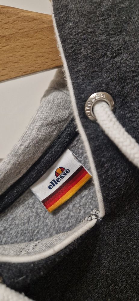 Bluza ellesse bawełniana szara kangurka sportowa M / L
