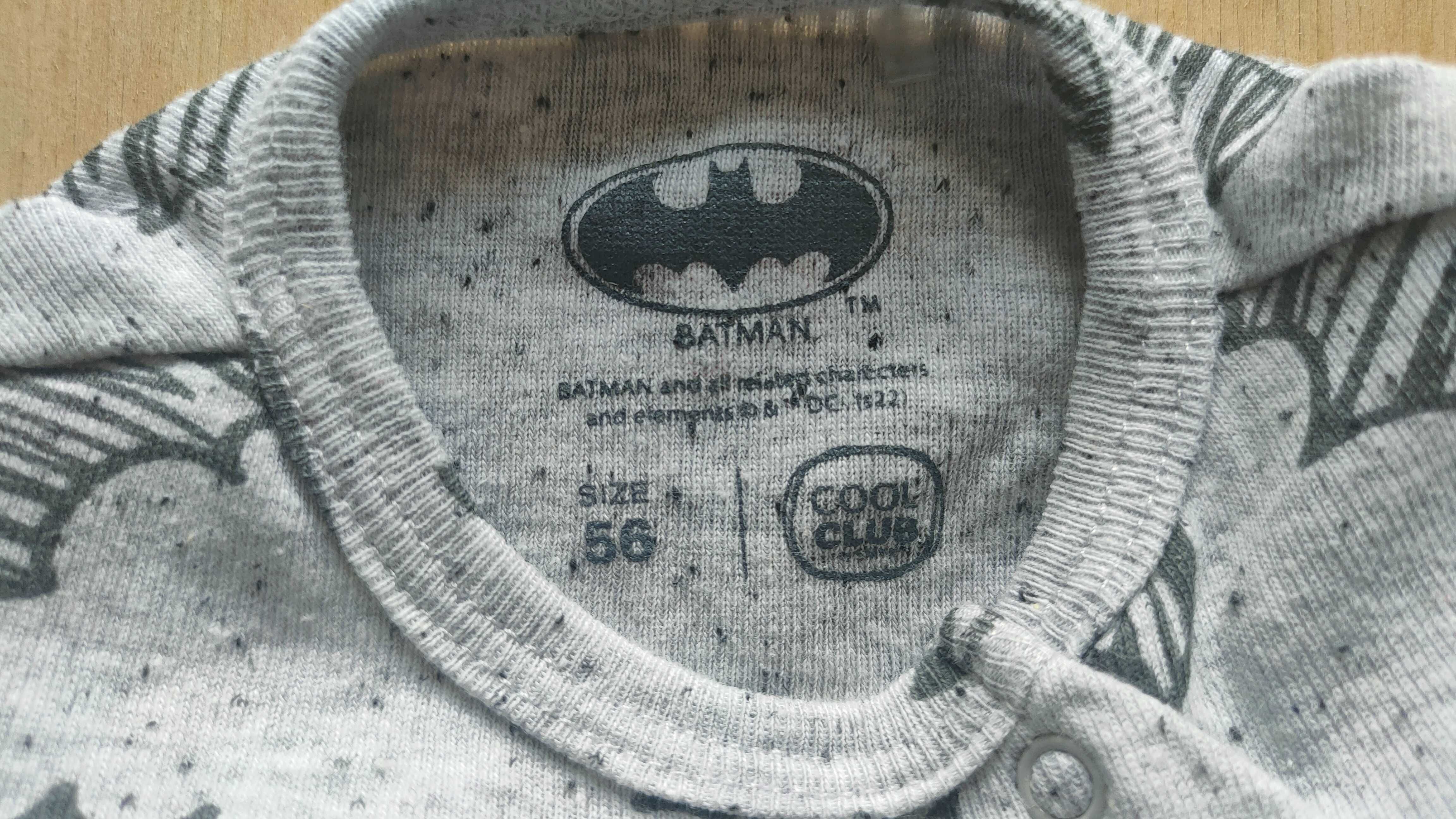 Pajacyki batman 2szt 56 (62) jak NOWE