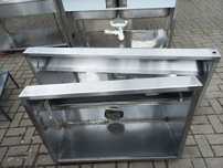 Okap ze stali nierdzewnej  150x70 I 100X70