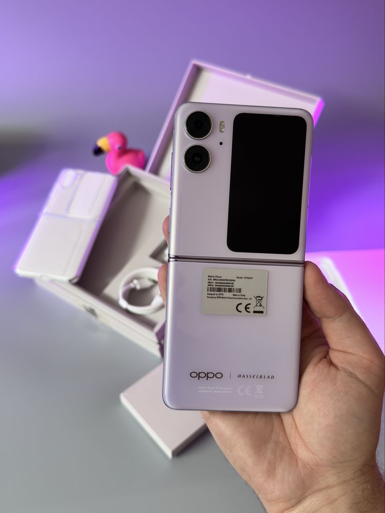 NEW OPPO Find N2 Flip 8 256 ГБ | 2фіз СІМ | 1 цикл зарядки | глобалка