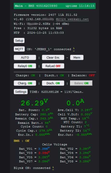 JK BMS invertor Monitor - модуль контролю за інверторною JKBMS з SNMP