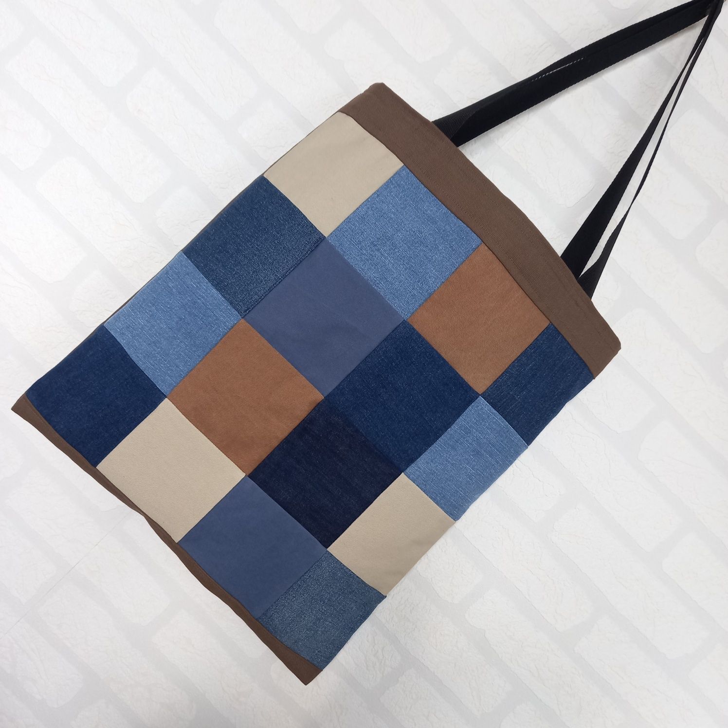 Torba shopperka patchwork Handmade