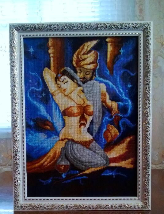 Вышитая картина ручной работы "Тысяча и одна ночь"