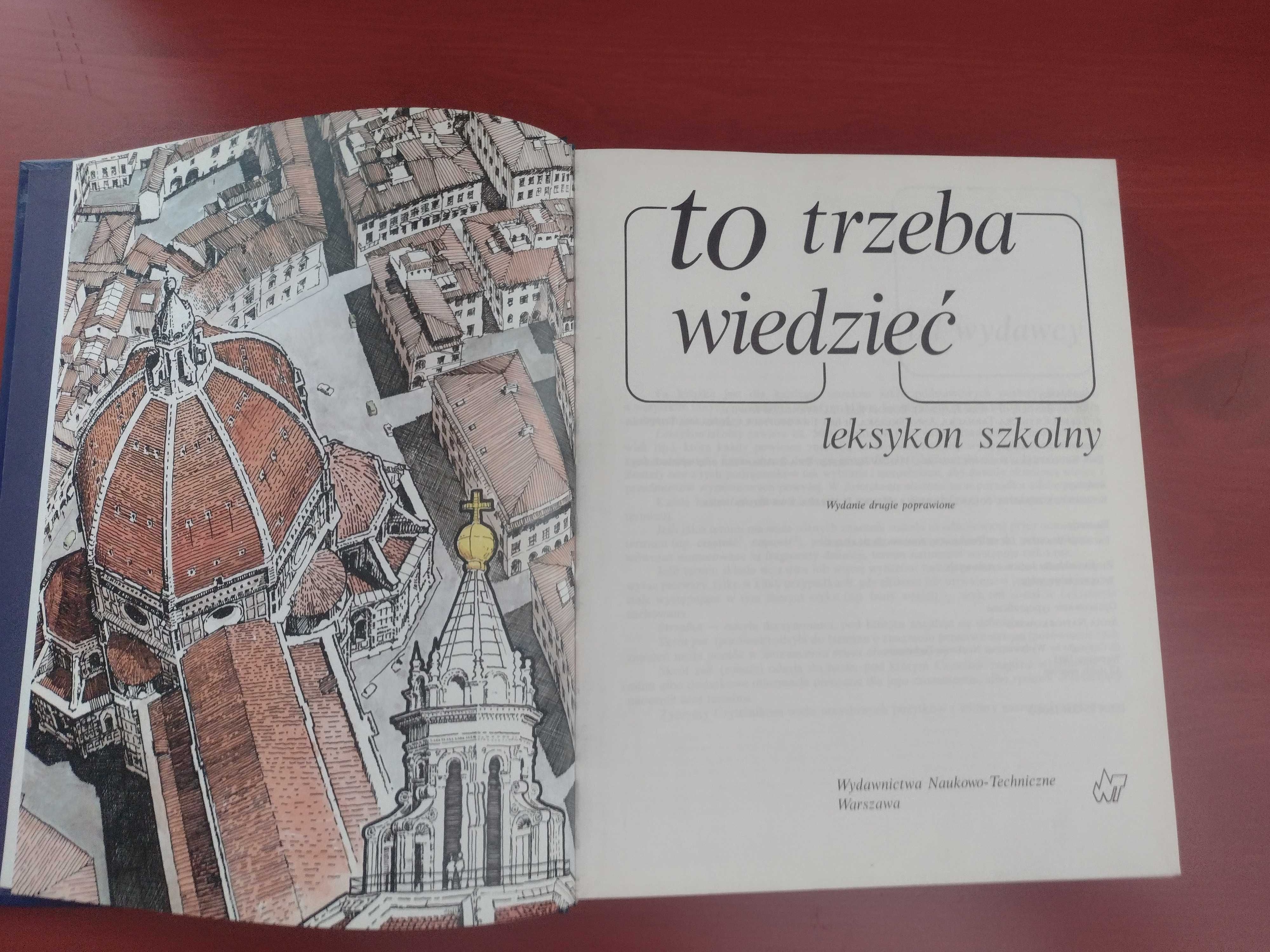 Książka To trzeba wiedzieć leksykon szkolny
