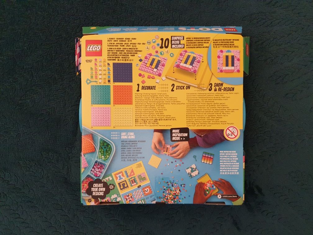 Nowe Klocki LEGO 41957 DOTS Megazestaw Nalepek ŁÓDŹ