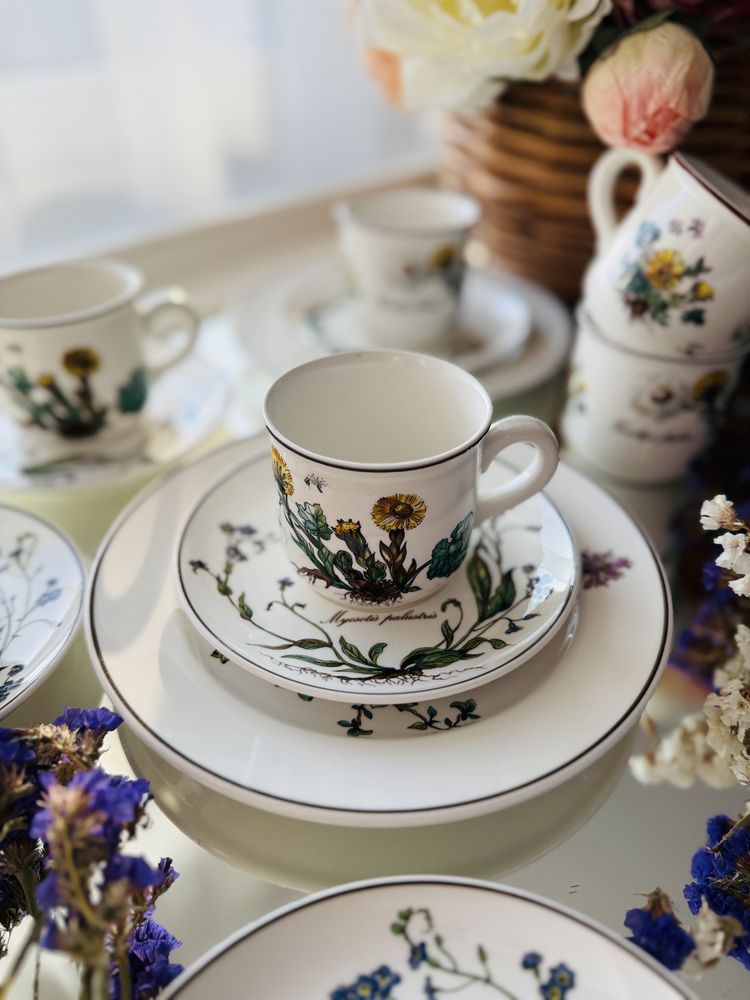 Botanica Villeroy&Boch trio filiżanka serwis komplet