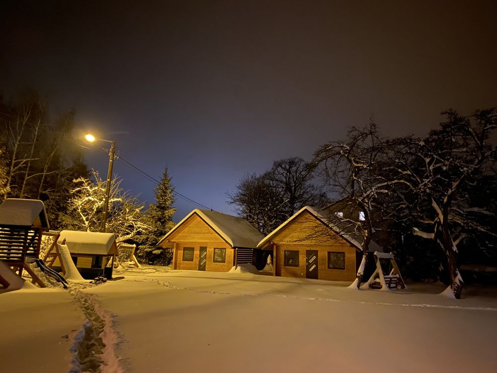 Domki na lipowej Beskid Niski, basen, duży ogród, plac zabaw, rzeka