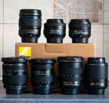 Nikon 50mm F1.8/ 35 1.8/ 28 1.8N/ 55-200 VRII/ 12-24 F4/17-35 об'єктив