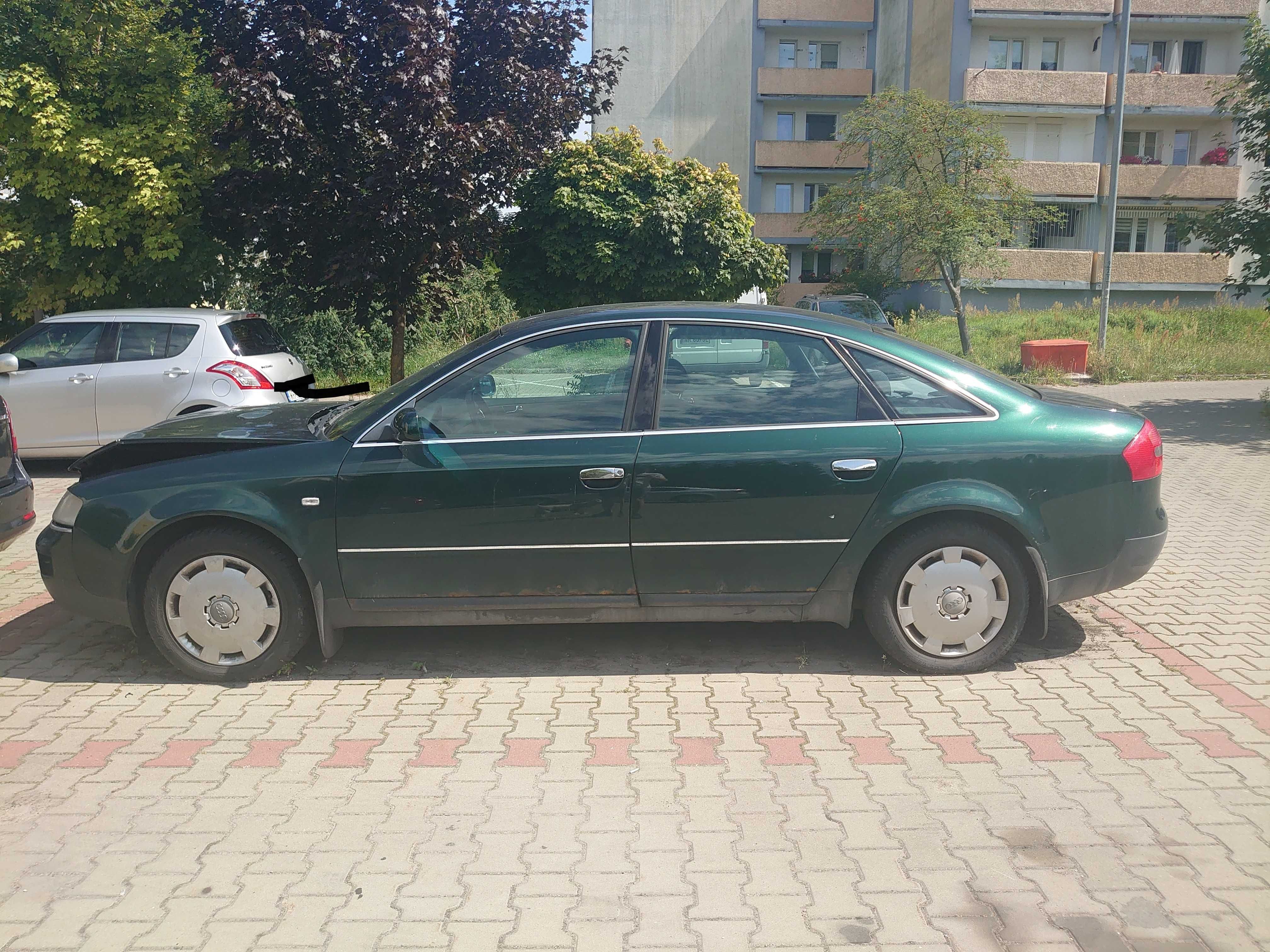Audi A6 2,4 V6 165 KM b+g 2000 r. uszkodzony przód
