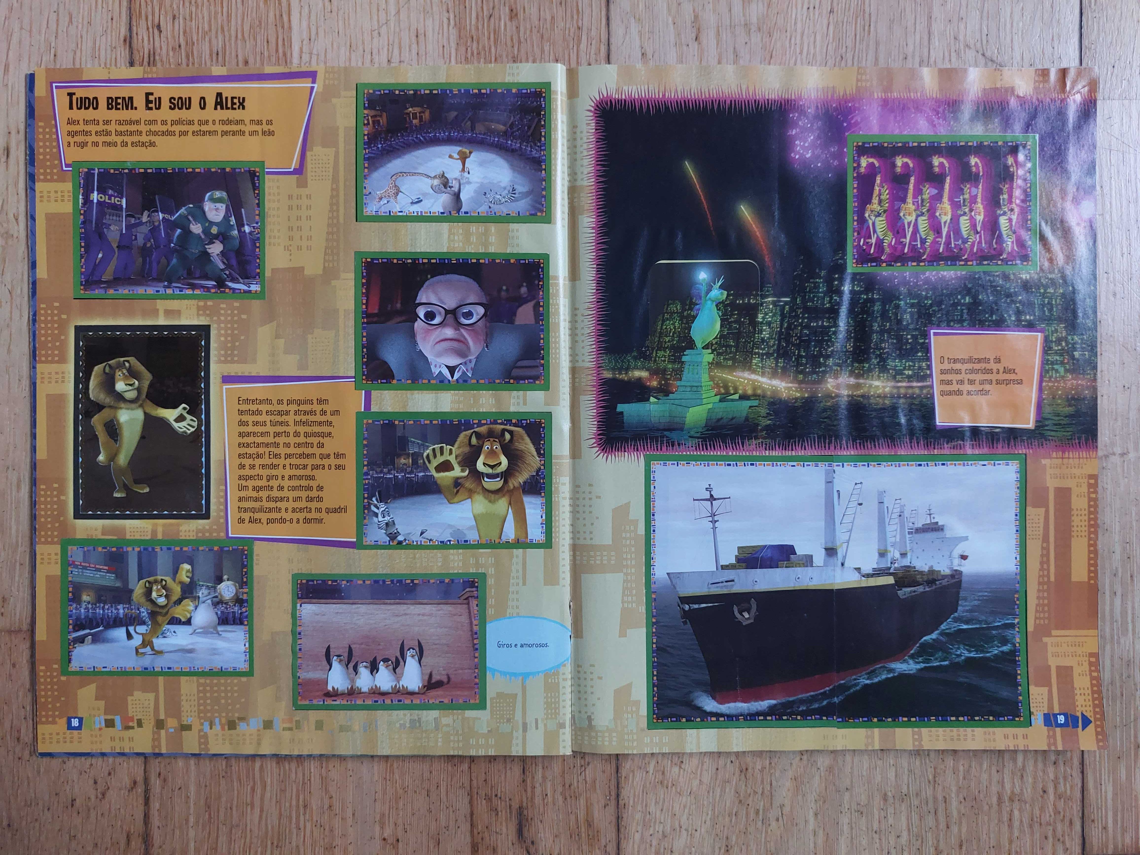 Caderneta de cromos "Madagascar" - Completa