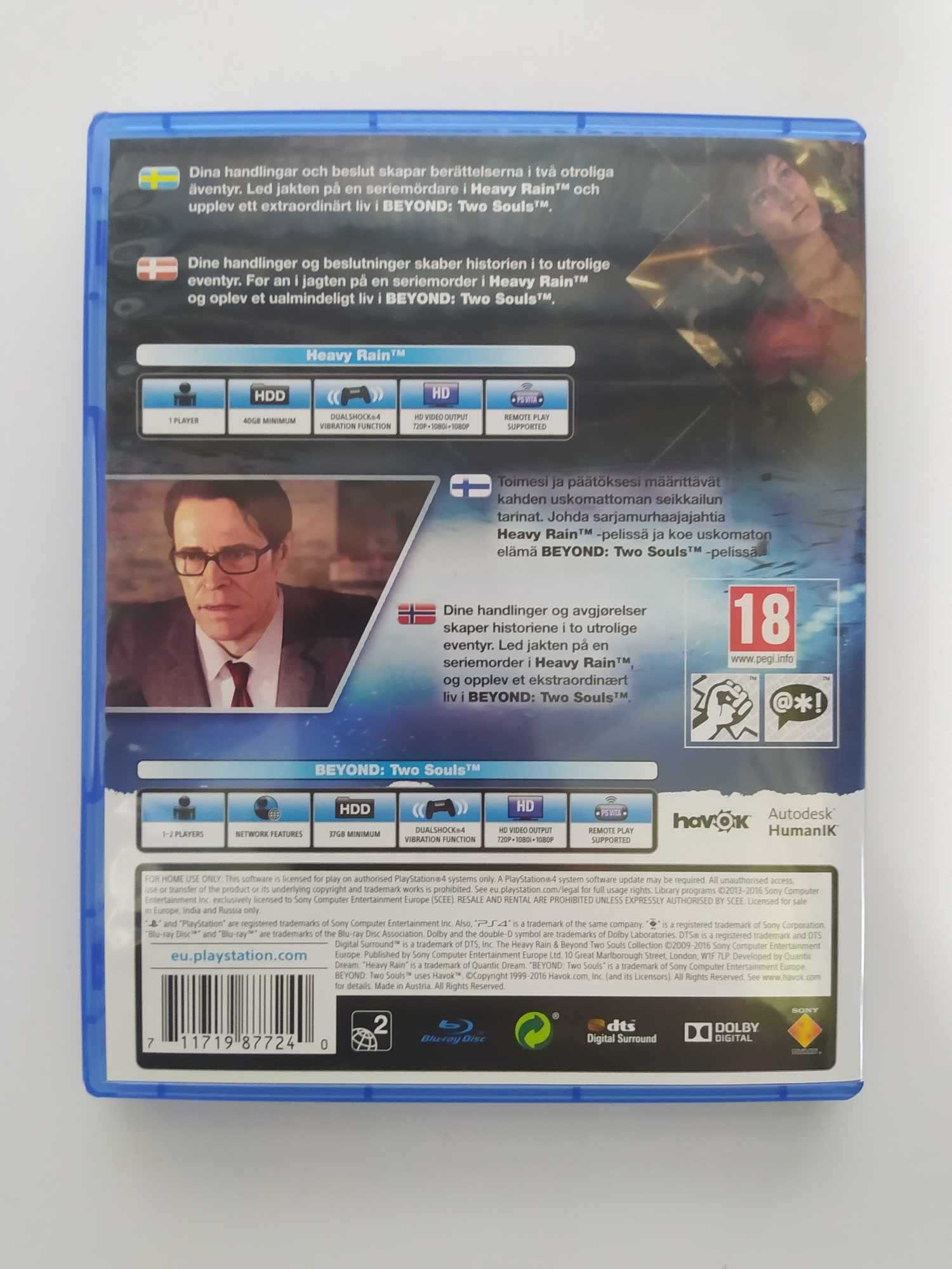 The Heavy Rain & Beyond Two Souls - Collection PS4