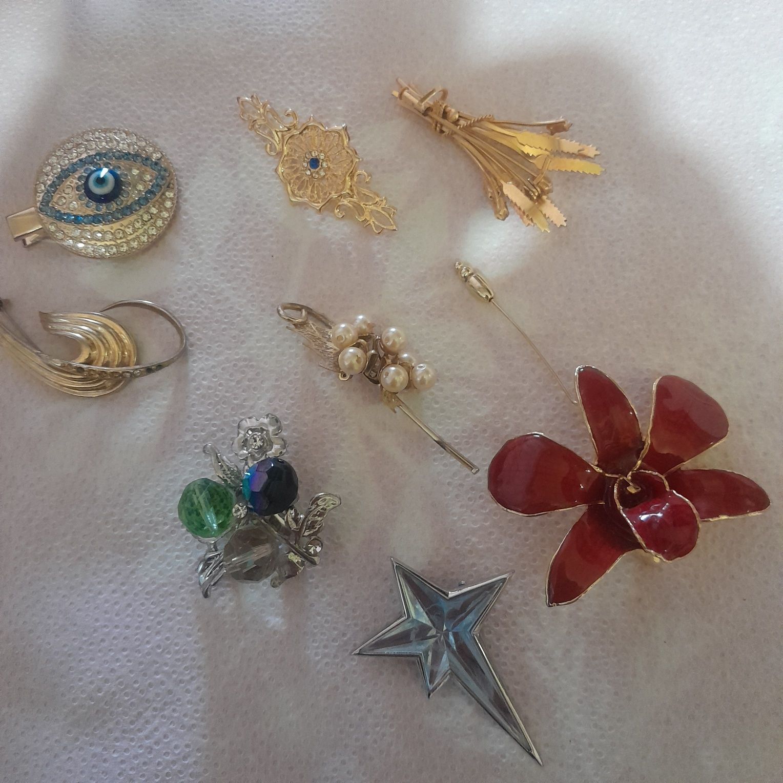 Pulseras pendentes pregadores  fios colares