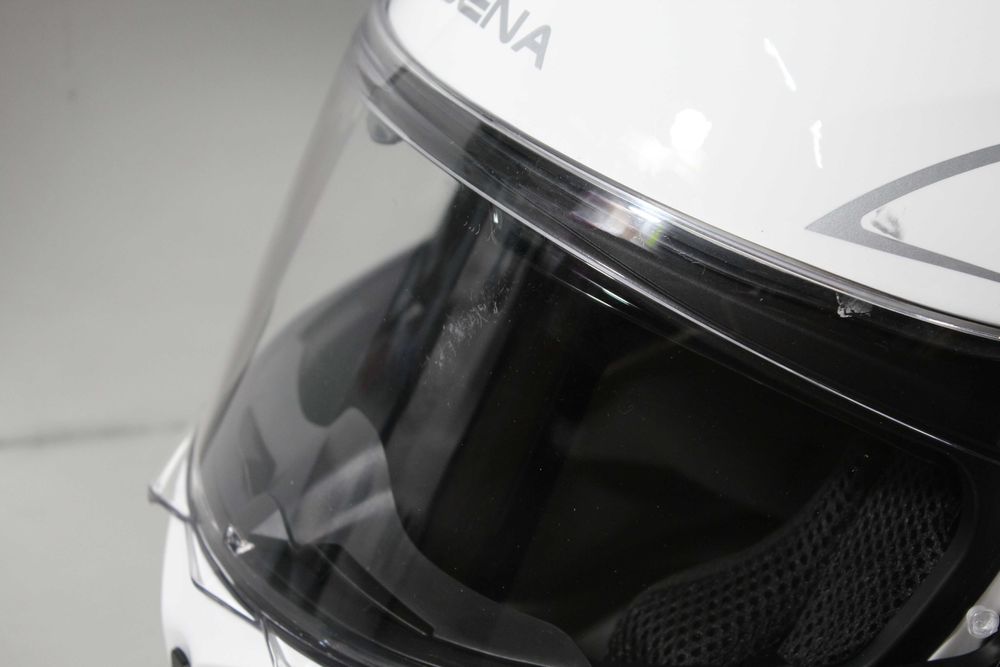 Мотошолом Чорний SENA Outrush R SP85 Bluetooth L-58-59см Type-C