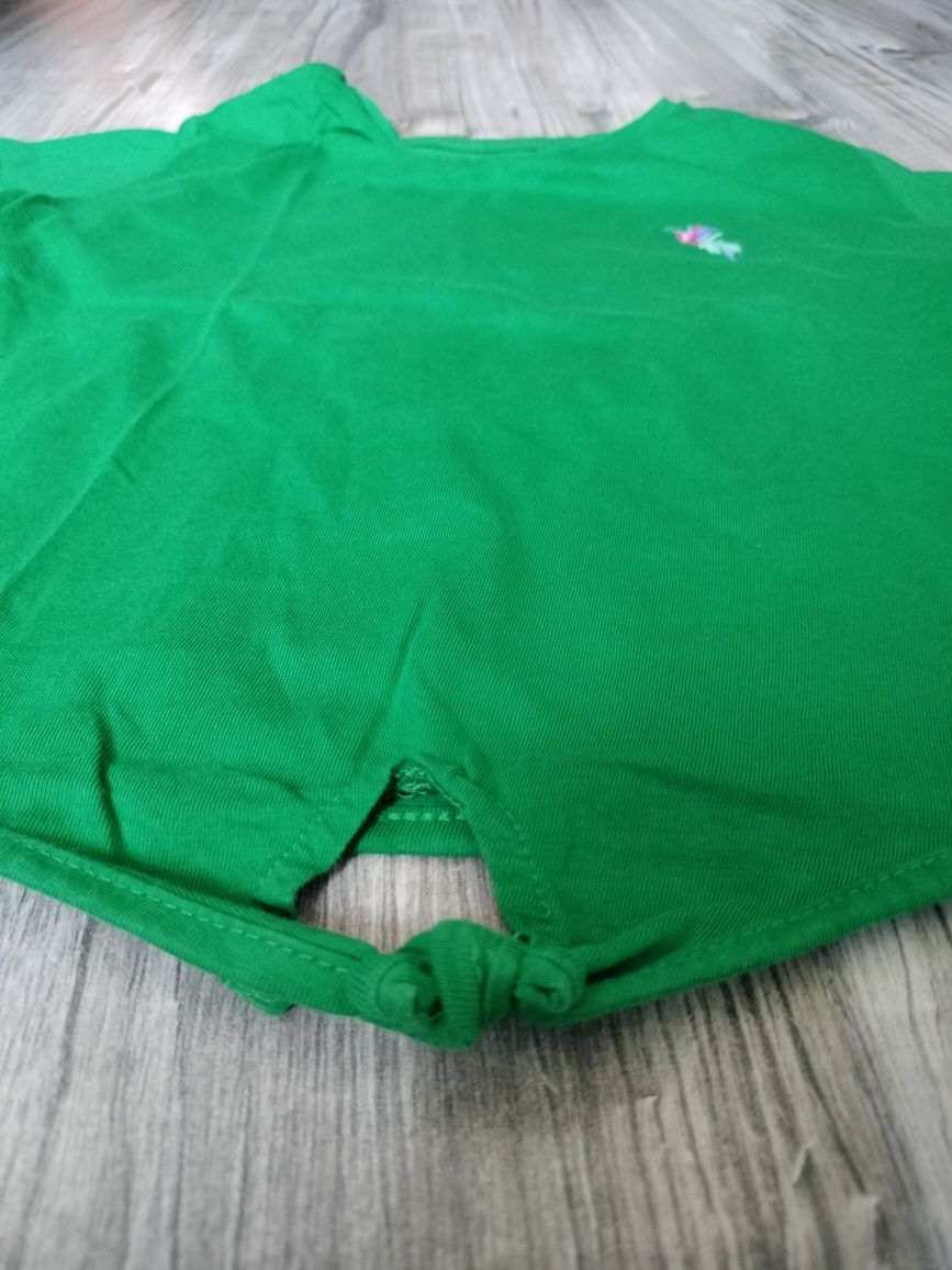 Zielony t-shirty dziewczęcy