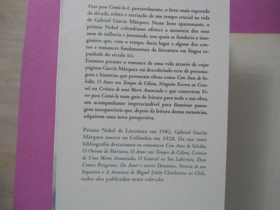 Viver para contá-la por Gabriel Garcia Márquez