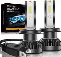 LED лампа H7 H4 H1 H11 HB4 H3 мини радиатор светодиодные ПРОТИВОТУМАНК