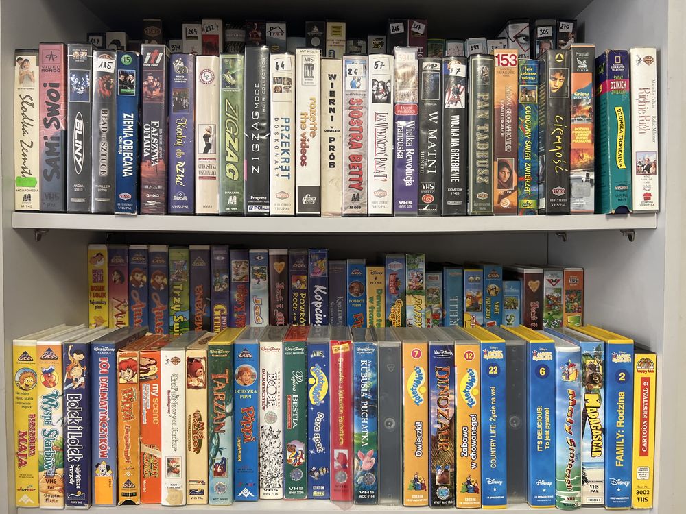 Kasety vhs polecam