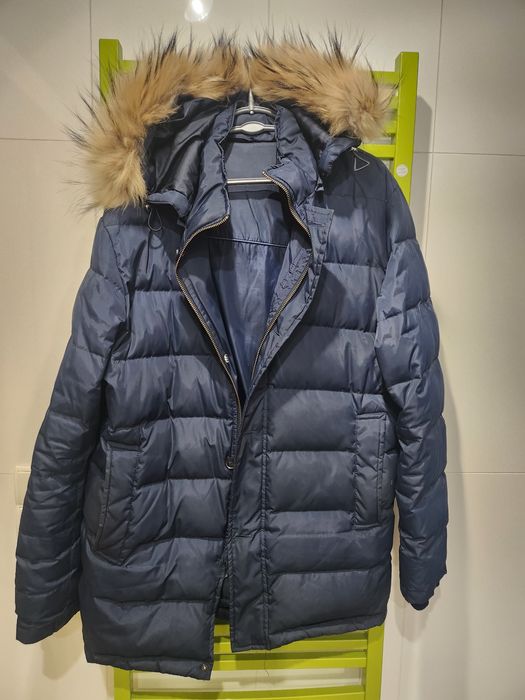 Kurtka zimowa męska granatowa parka vistula rozm. L