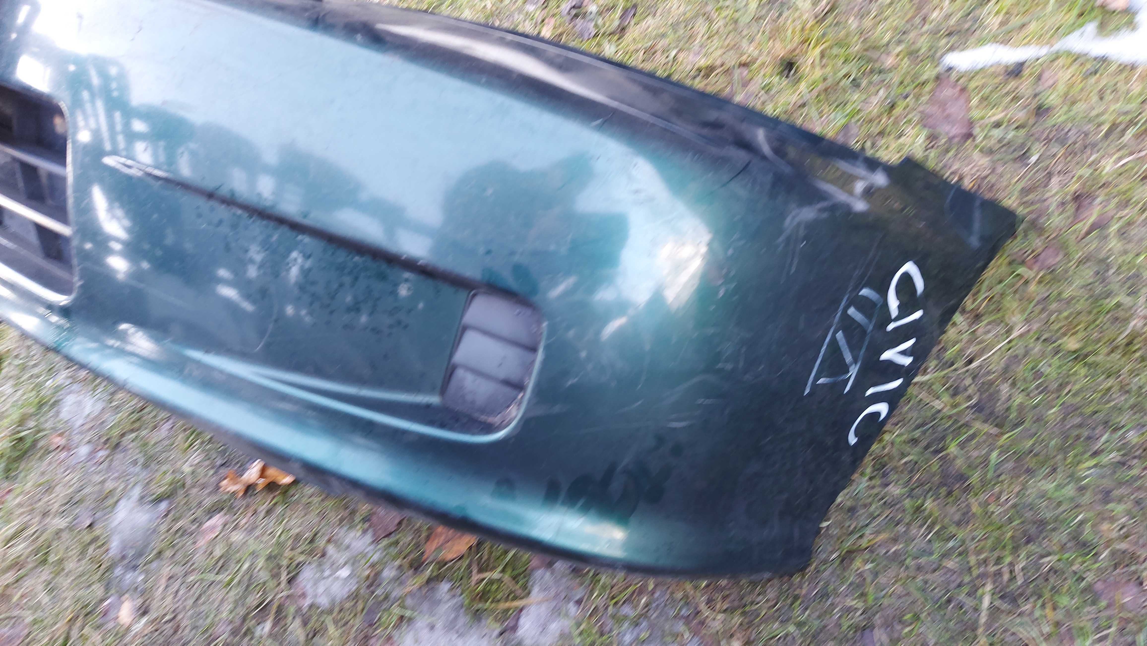 Honda Civic VII zderzak przedni zielony FV części/dostawa