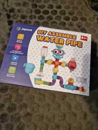 Zabawka wodna, baw się wodą, mały hydraulik, tworzenie torów