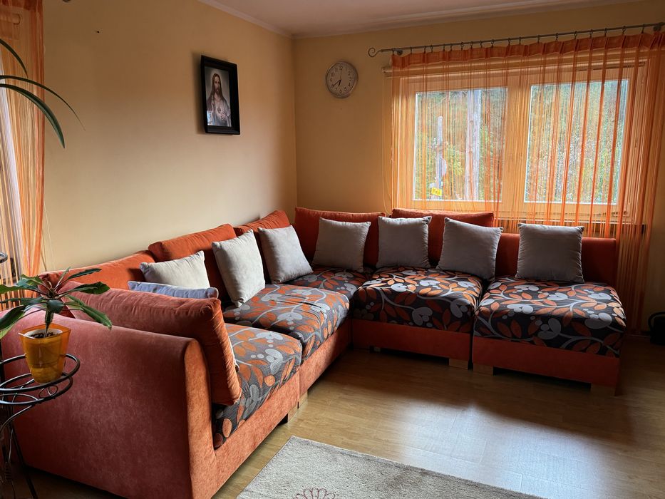 Kanapa rogowa z funkcją spania