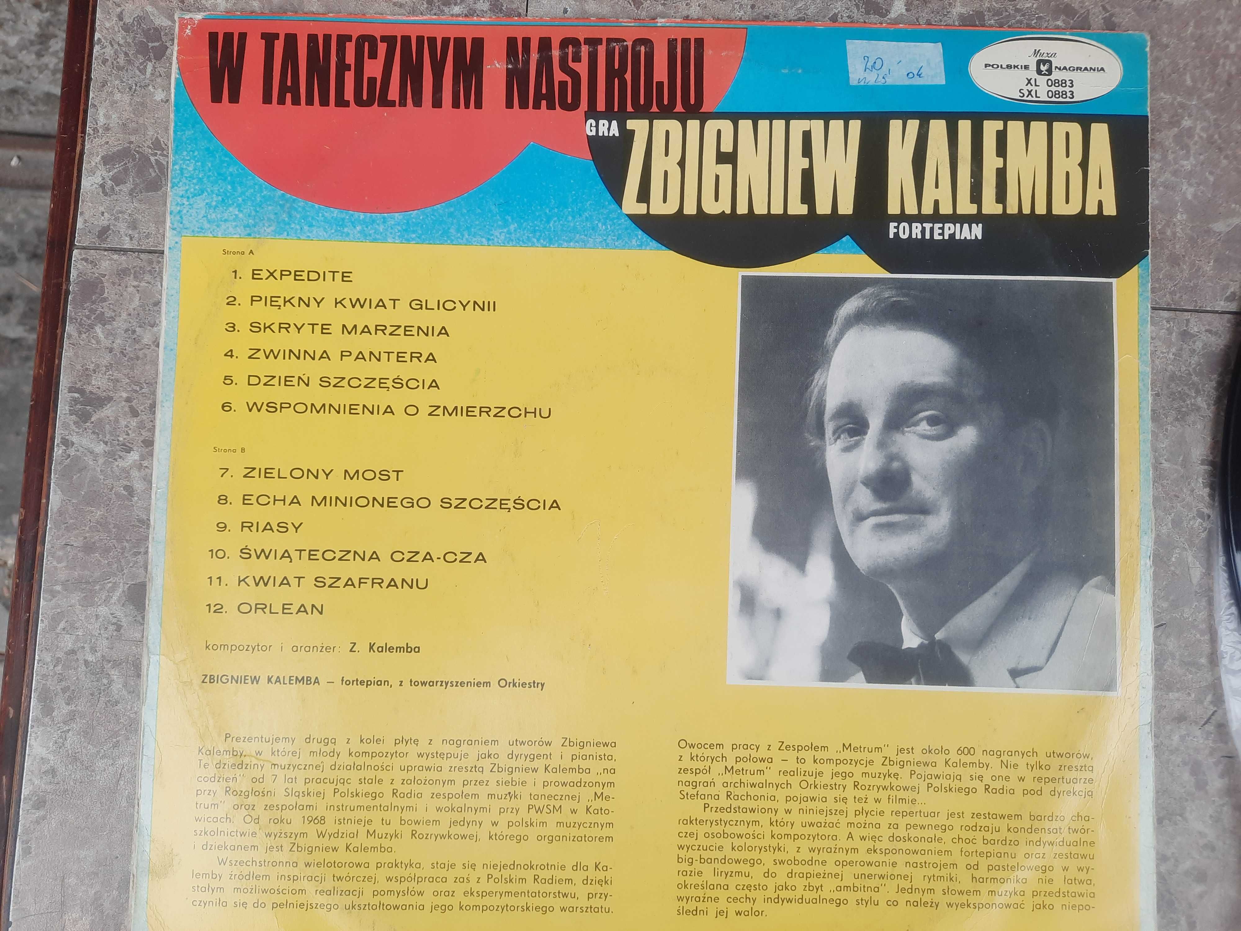 nr29 Płyta winylowa W tanecznym nastroju Kalemba XL 0883