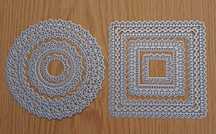 Scrapbooking - wykrojniki ramki ozdobne komplet