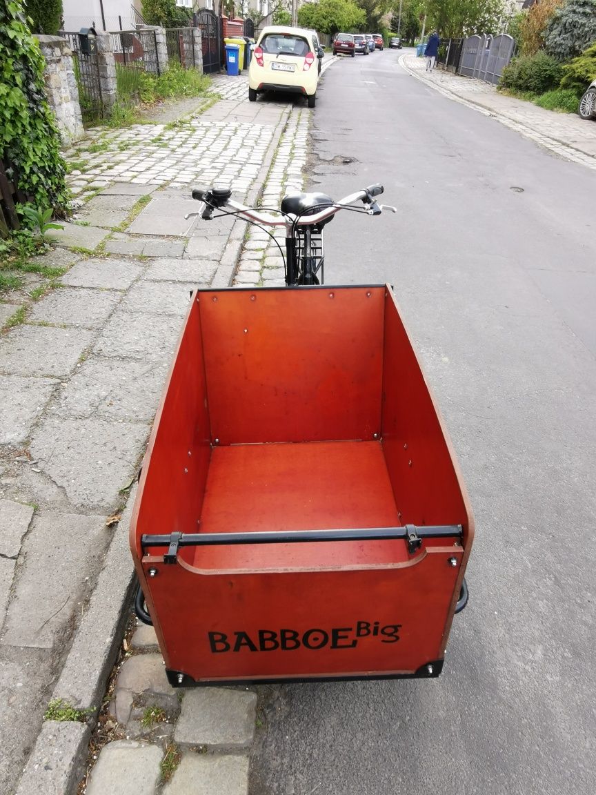 Rower cargo riksza Babboe Big