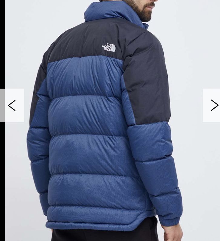 Пухова куртка The North Face чоловіча колір синій зимова