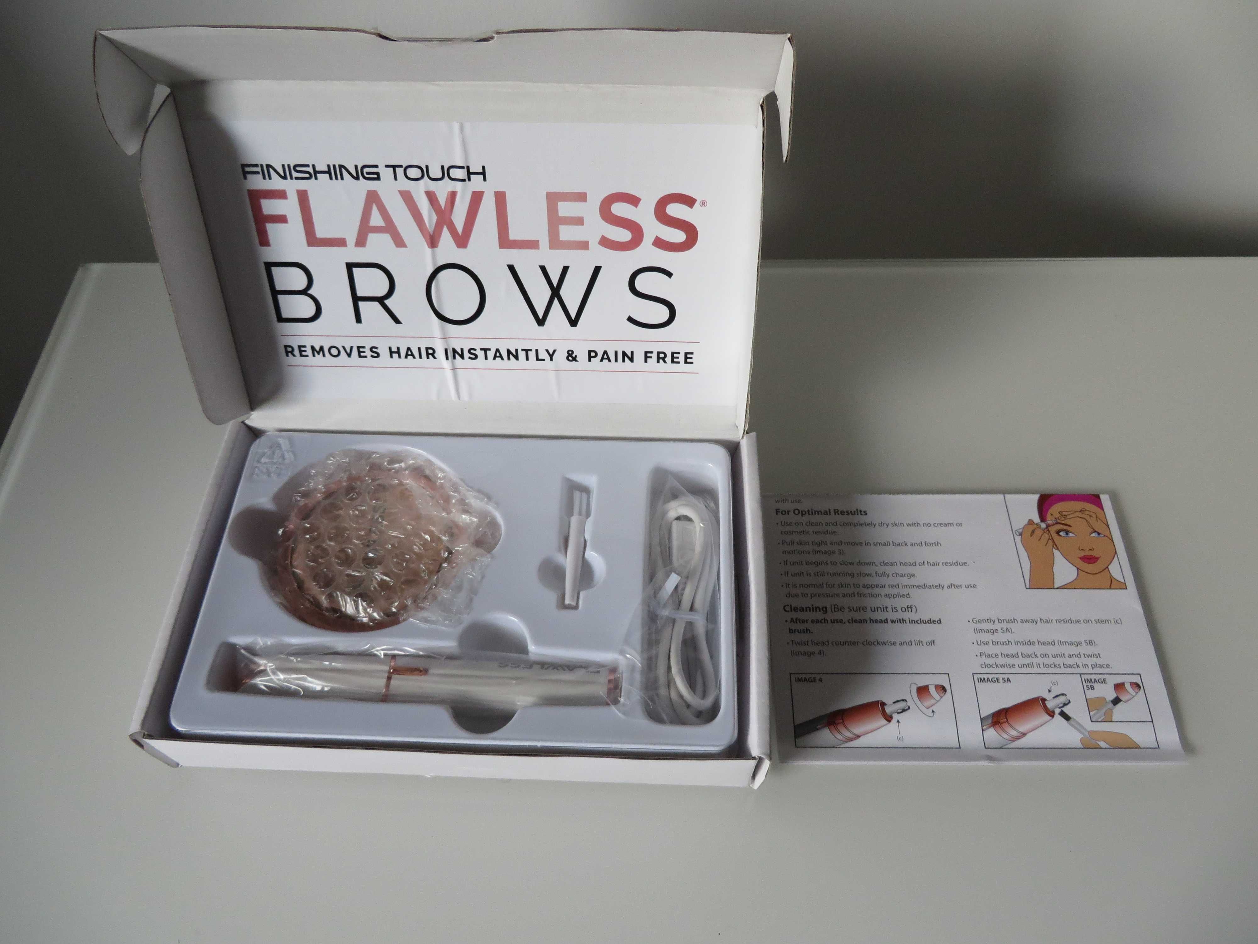 Depilator Trymer do brwi Finishing Touch Flawless Brows + Lusterko