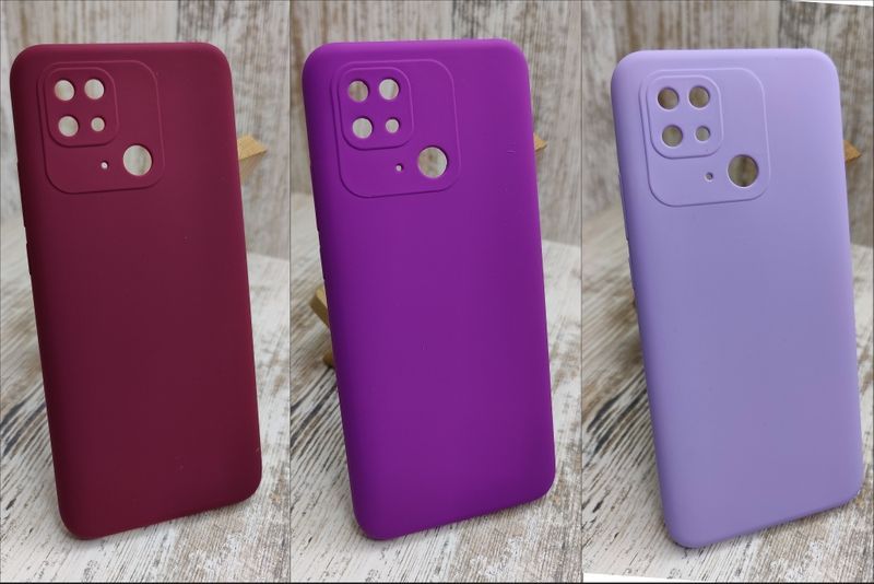 Не пачкаются! Чехол мягкий Silicone Case на Xiaomi Redmi 10C