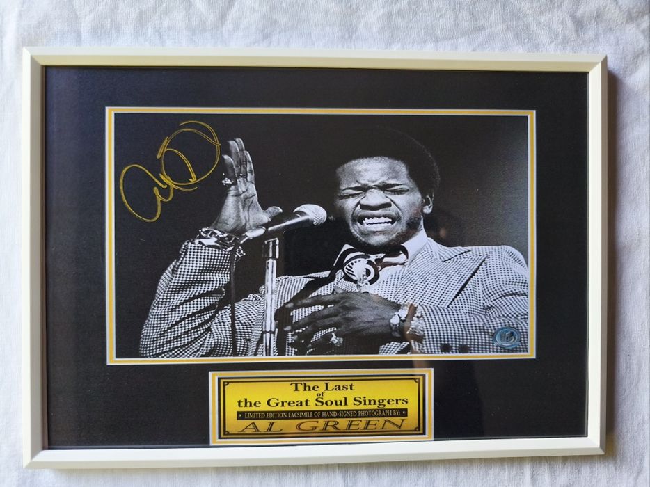Moldura Soul Legend Al Green com Autógrafo (A4)
