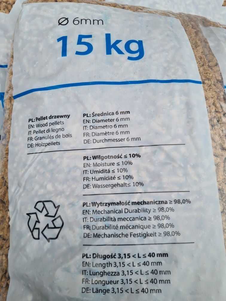 Pellet Alaska EN plus A1 z certyfikatem (robin igła rezult lava Gold