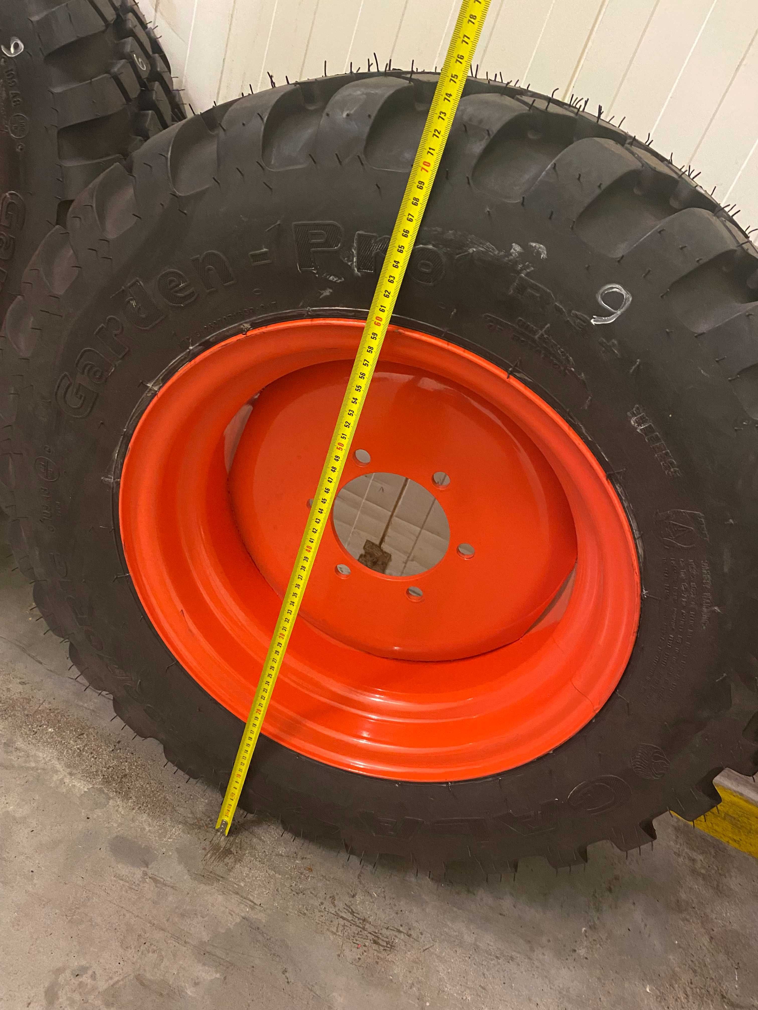 Felgi z oponami trawiastymi (G6) 2x380/70/24,2x260/70/16 Kioti Kubota