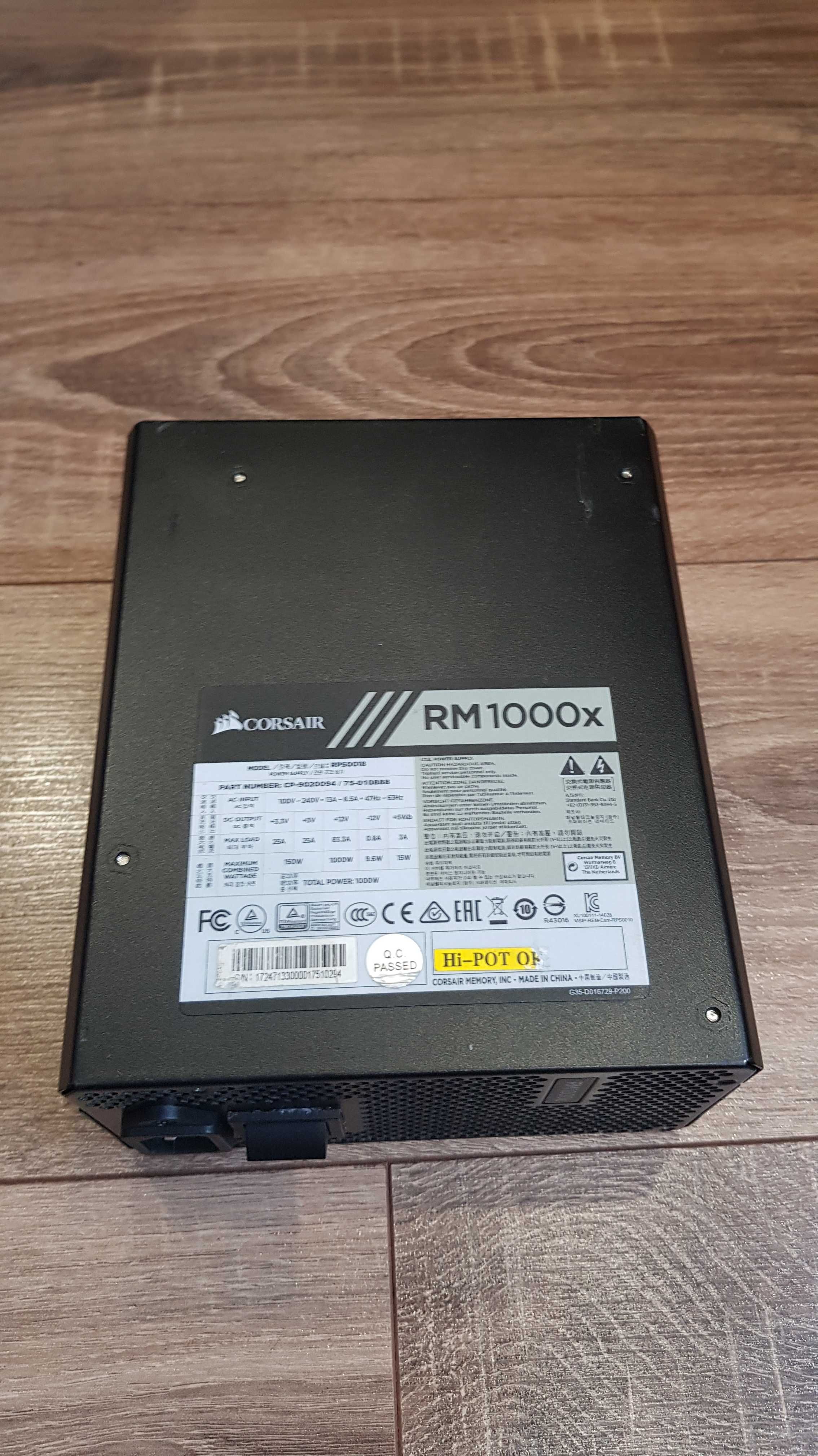 Блок живлення Corsair RM1000x