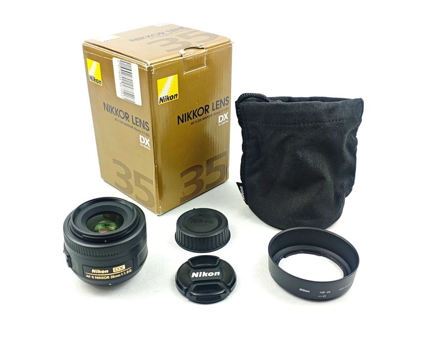 Об'єктив Nikon DX AF-S Nikkor 35mm 1:1.8G (фікс / світлосильний)
