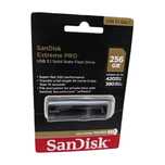 Pendrive SanDisk Extreme Pro 256 GB USB 3.0, 3.1 - czarny