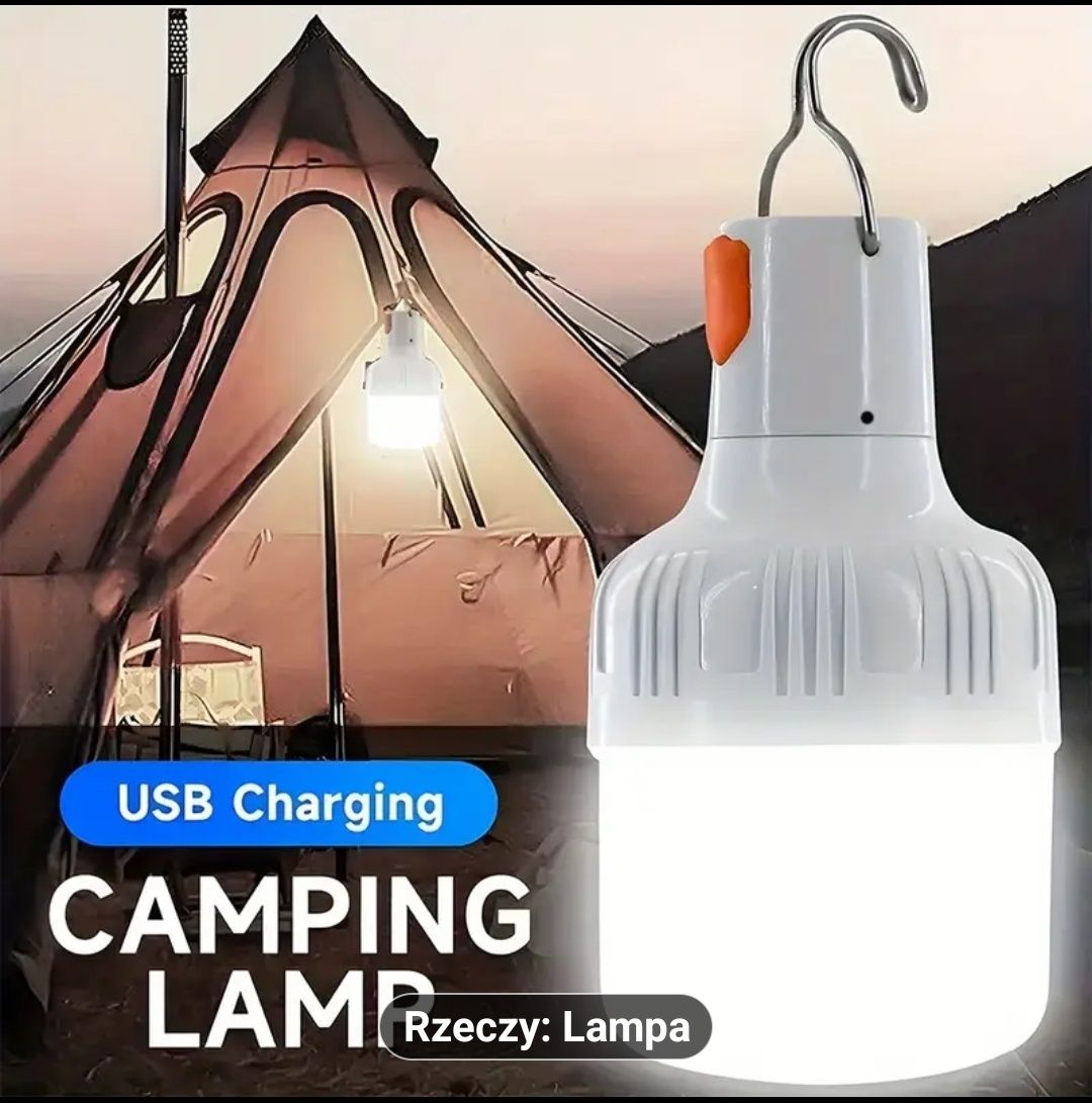 Latarnia Kempingowa LED MACROCOSM z Ład. USB 650 Lm namiot kemping itp