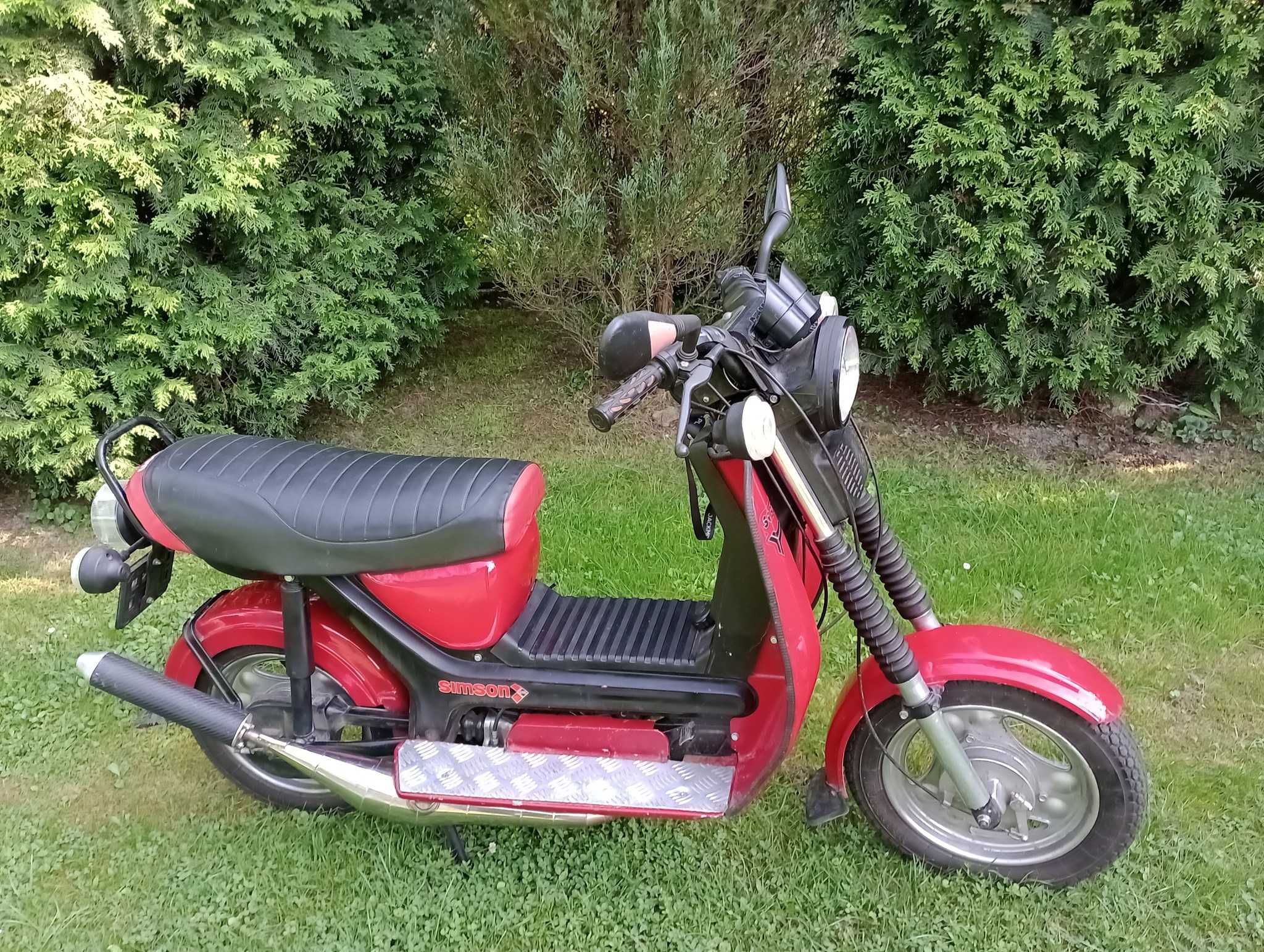 Simson SR 50 zarejestrowany skrzynia 5 bieg.zapłon ducati