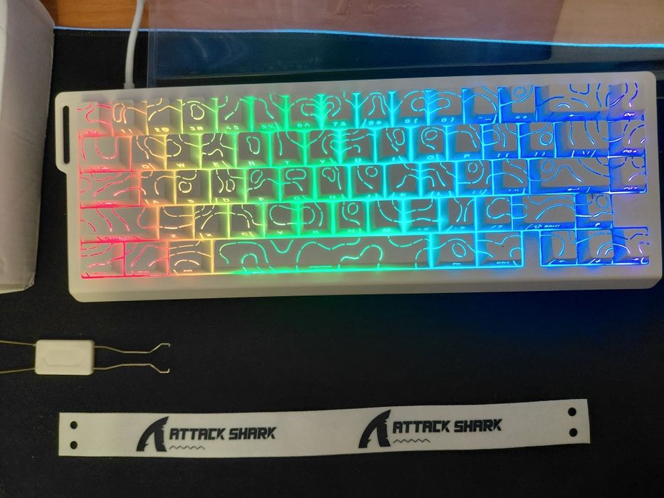 магнитная клавиатура attack shark x68