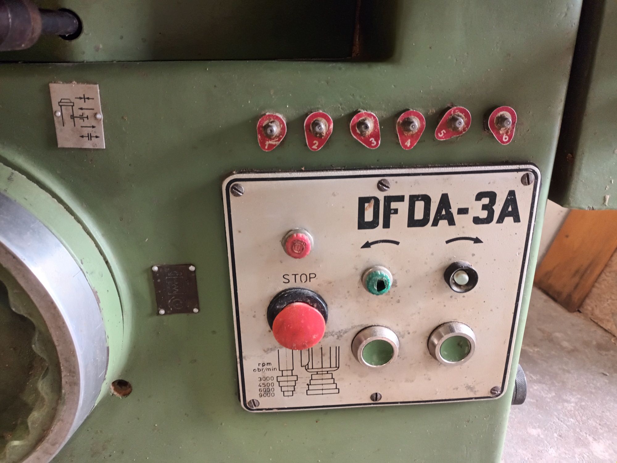 Frezarka Dolnowrzecionowa DFDA-3A